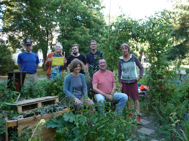 das urban gardening Projekt Rundbeet